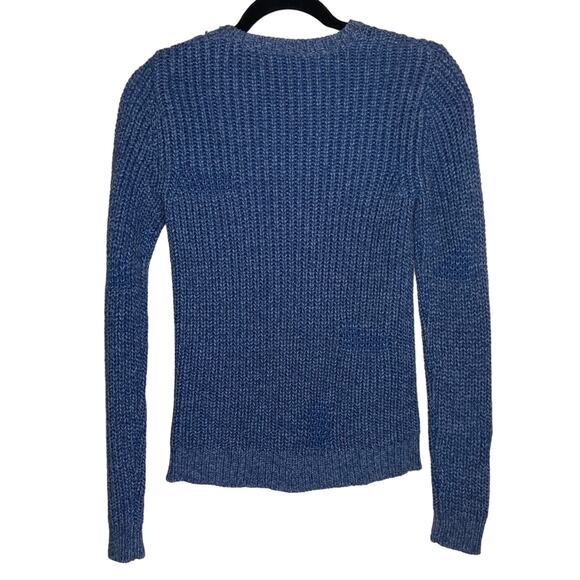 Ralph Lauren Black Label Blue Knit Sweater Women's Size Small - Picture 4 of 9